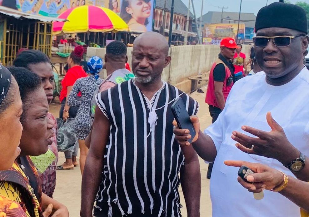 IKEOHA STORMS IRETE MARKET TO ENFORCE DIRECTIVE.