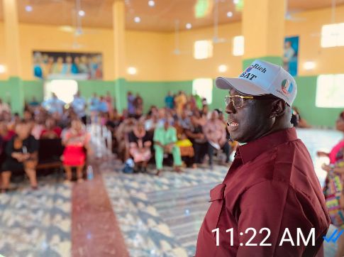 REMAIN STEADFAST AND HOPEFUL--Ikeoha urges newly posted Council Staff. --As he welcomes them. By Innocent Osuoha.      Their faces radiated and they beamed with smiles as they listened to their new Council Boss, Hon Chief Victor Nnamdi Osigwe, IKEOHA, add