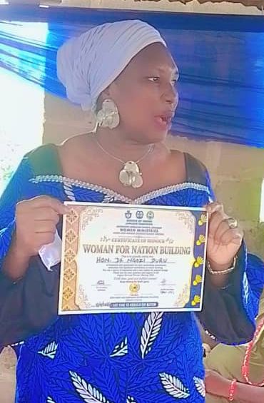 A MEMBER OF IKEOHA'S FIRST ELEVEN, DR MRS. NGOZI DURU BAGS AWARD OF EXCELLENCE.