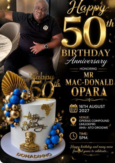 MACDONALD OPARA IS PLUS ONE