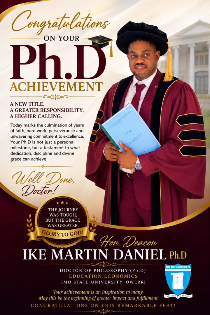 MEET HON DEACON IKE MARTIN DANIEL, PHD
